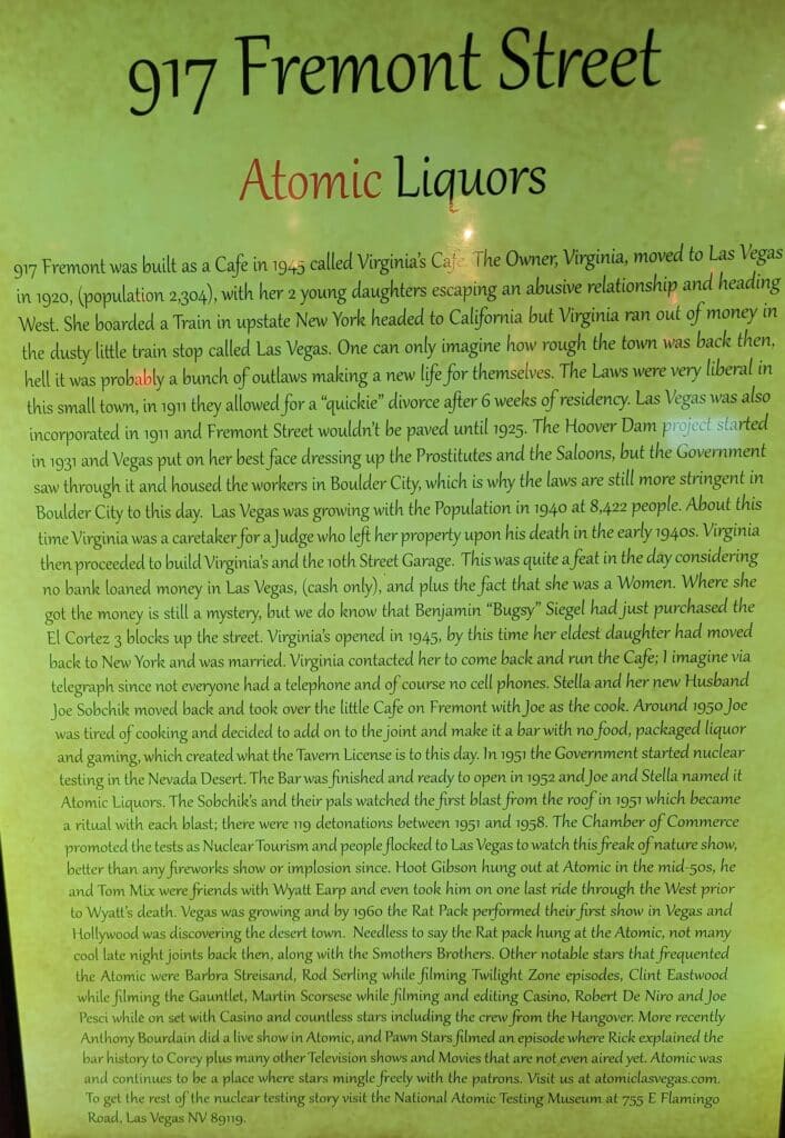 Atomic Liquors 917 Fremont