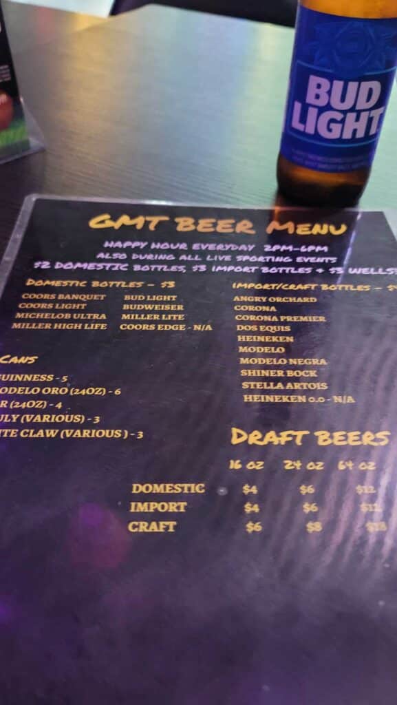 Gold Mine Tavern Beer