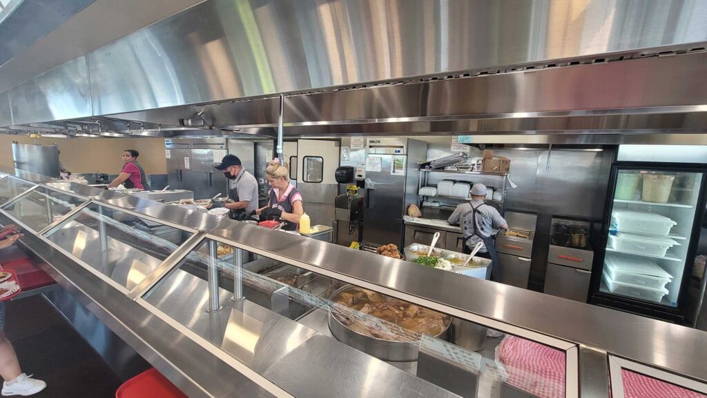 Tacos El Gordo kitchen