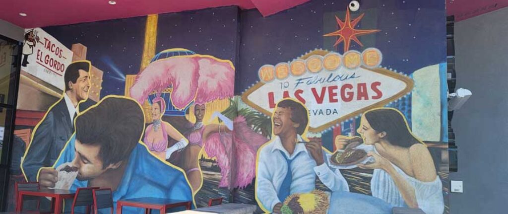 Tacos El Gordo mural