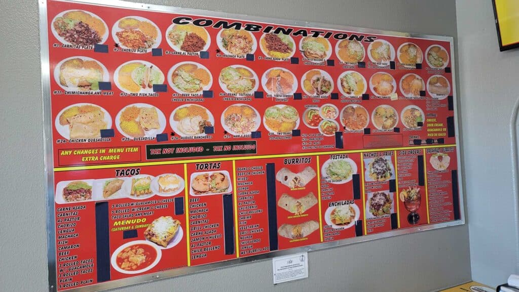 Faustos Menu
