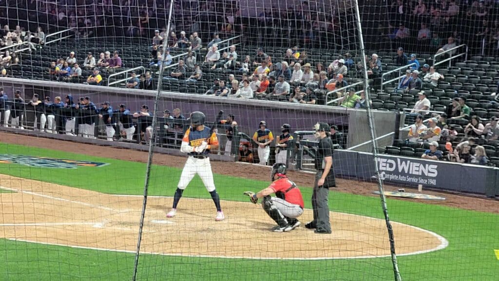 Home Plate view left side