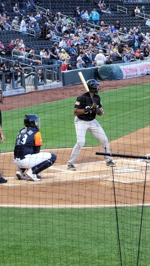 Home Plate view right side