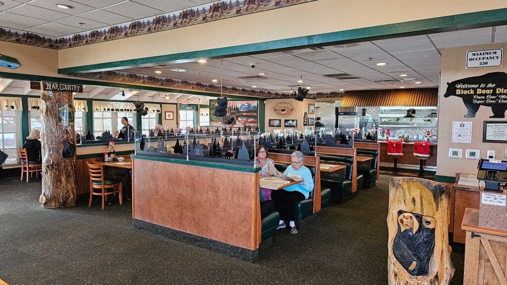 Black Bear Diner Seating