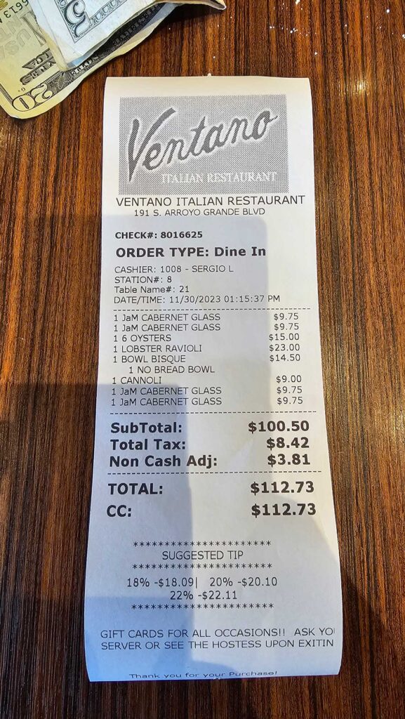 Receipt