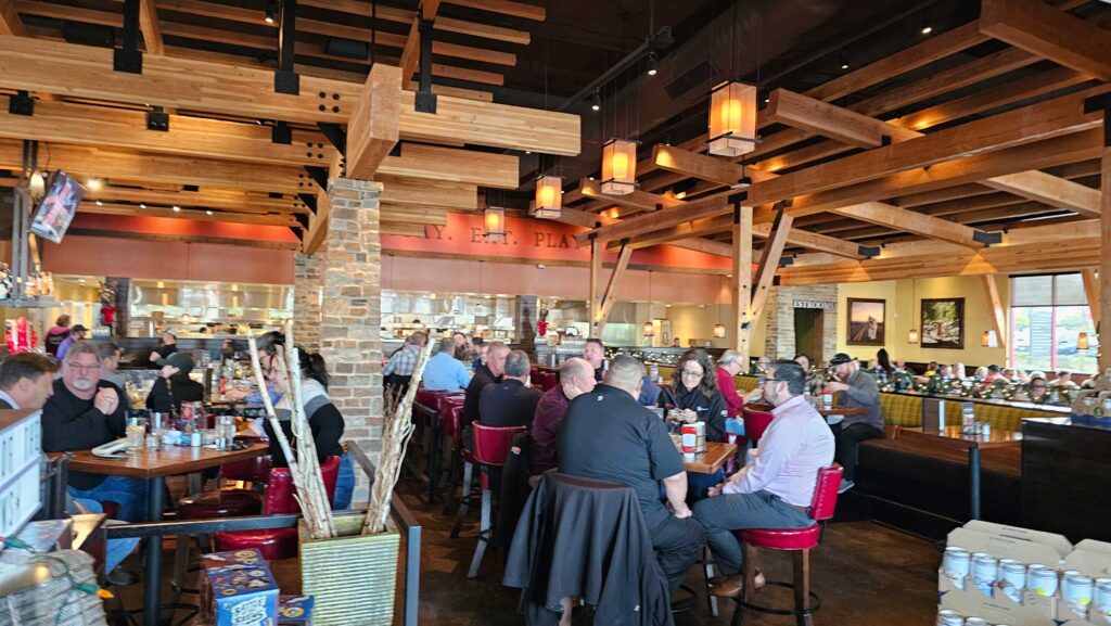 Lazy Dog Restaurant and Bar Seating