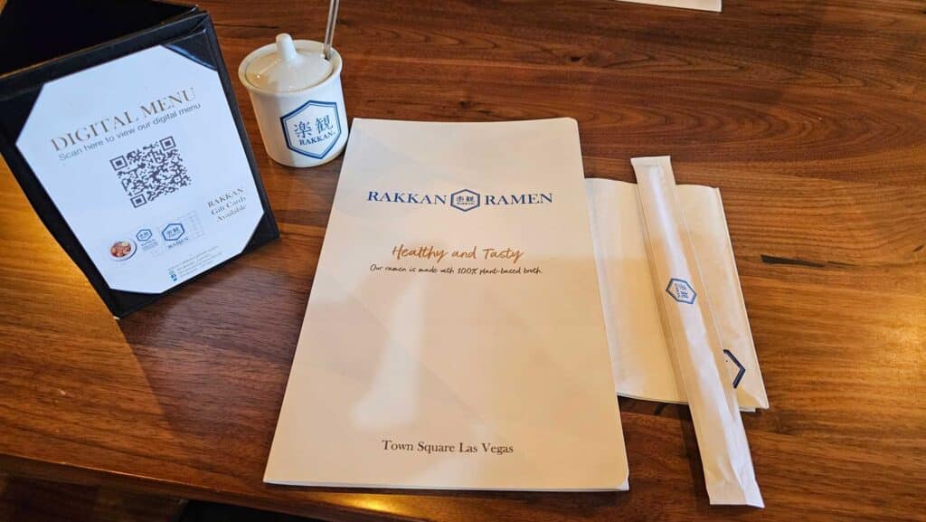Rakkan Ramen Table