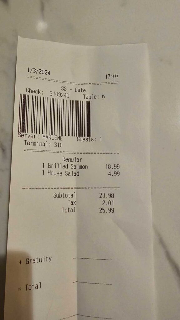 Receipt