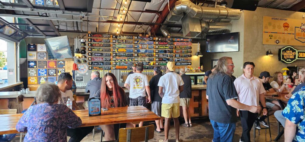 Able Baker Brewing Company bar