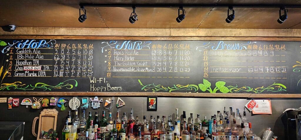 Beer Menu