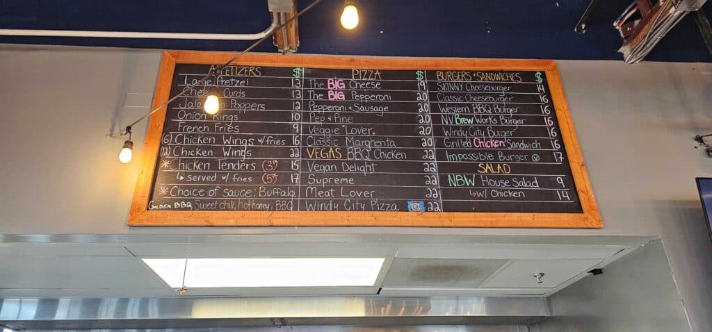 Kitchen Menu