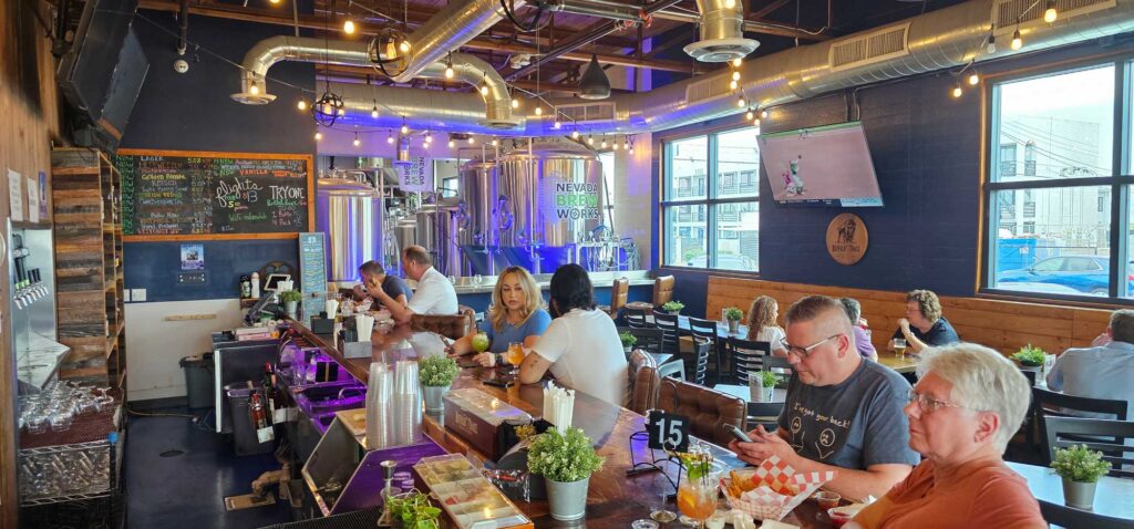 Bar and seating