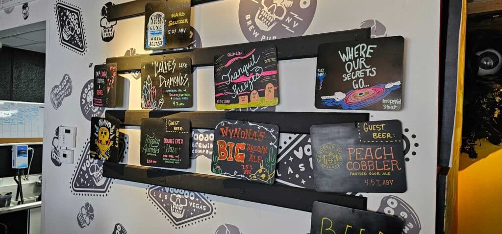 Beer Menu