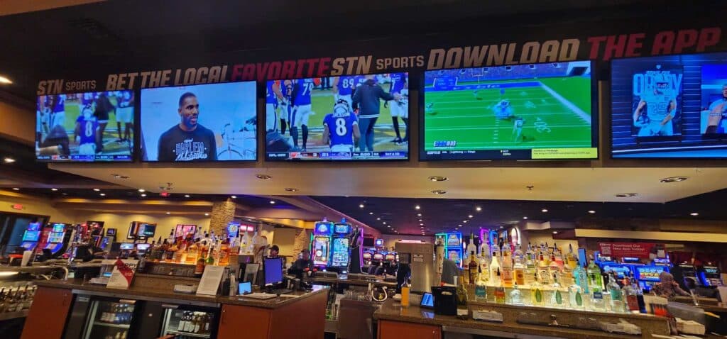 Wildfire Casino and Lanes TVs