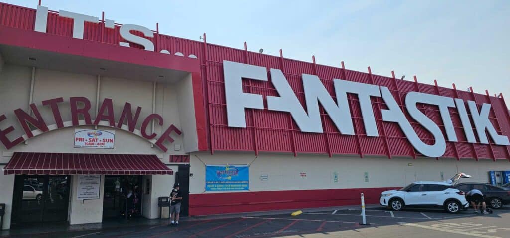 Fantastic Indoor Swap Meet Entrance