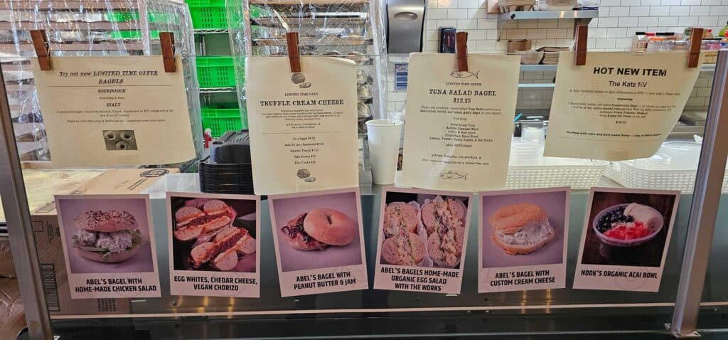 Abels Bagels Specials