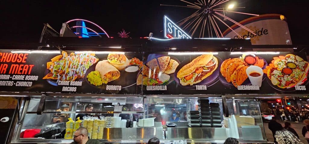 Street Tacos Menu