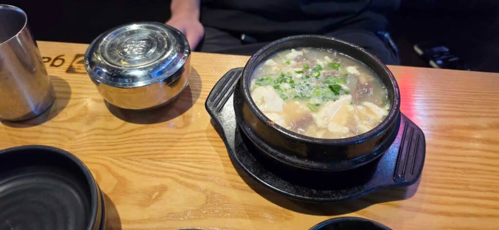 Beef Tofu Soup